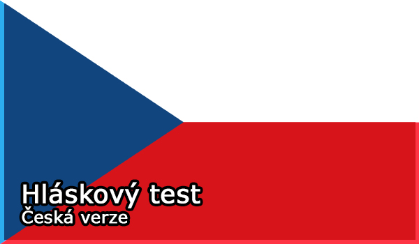 Test českých hlásek